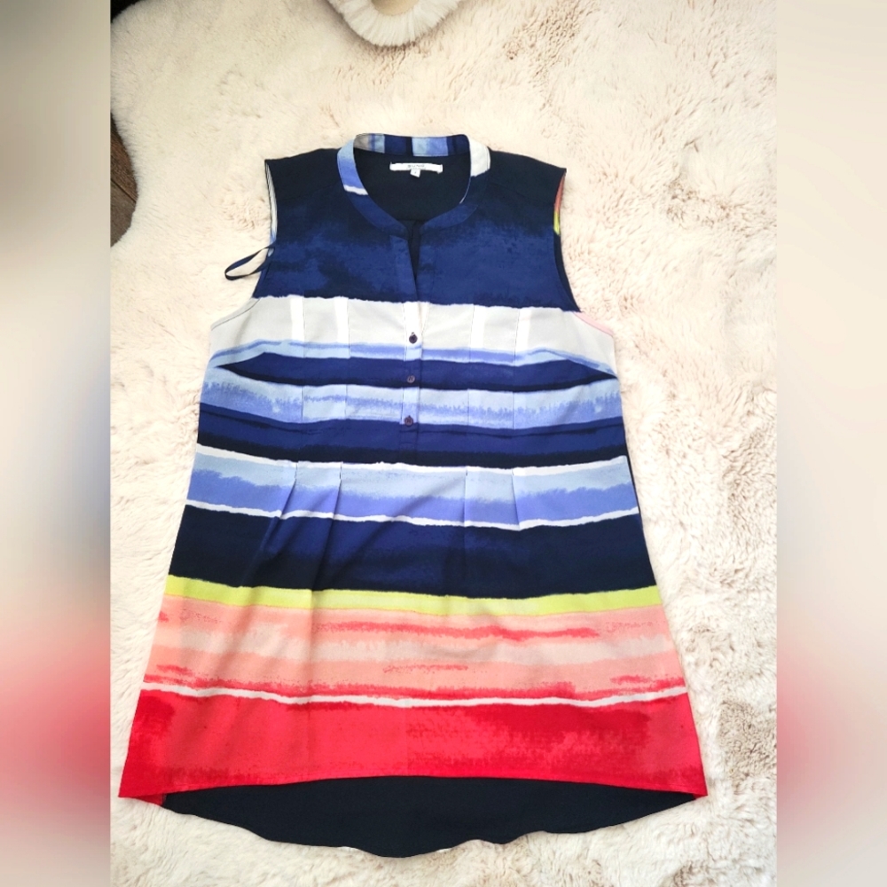 Alfred Sung shirt size US S navy with more colors at front